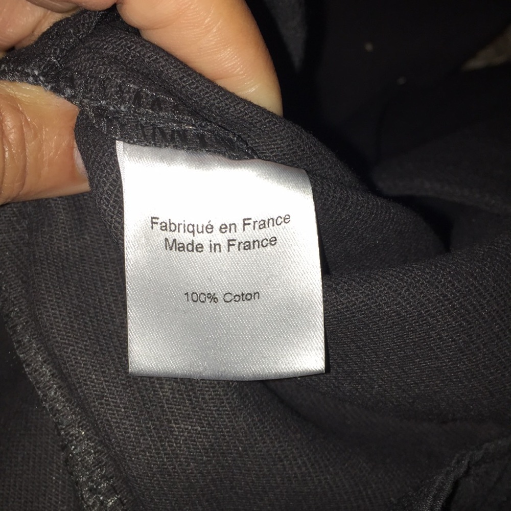 MUSIER PARIS NWT BLACK HIGH WAISTED HIGH END MADE IN ITALY DRESS TROUSERS EU38 - Picture 8 of 12